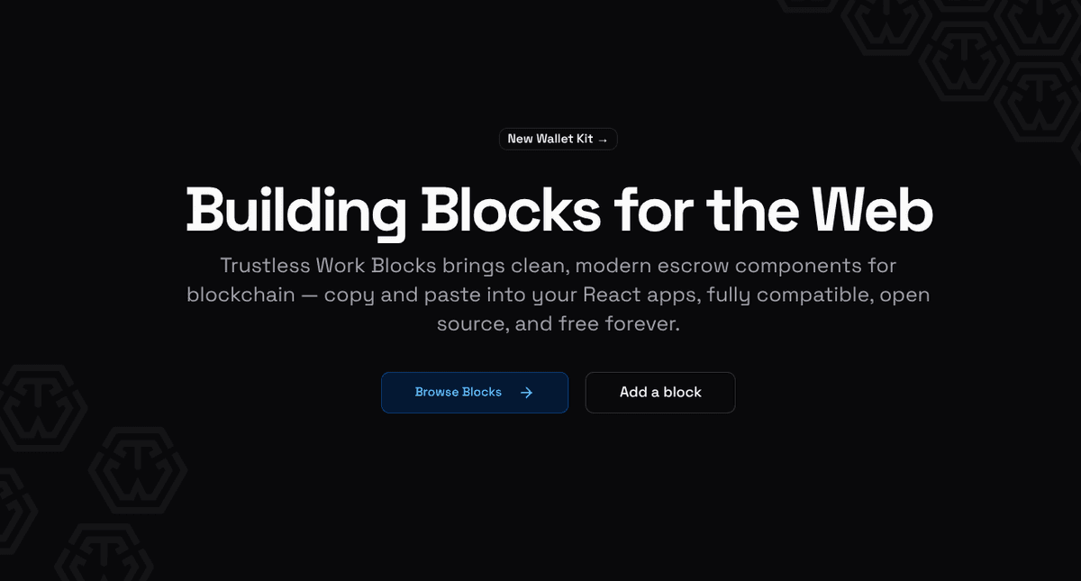 Escrow Blocks screenshot