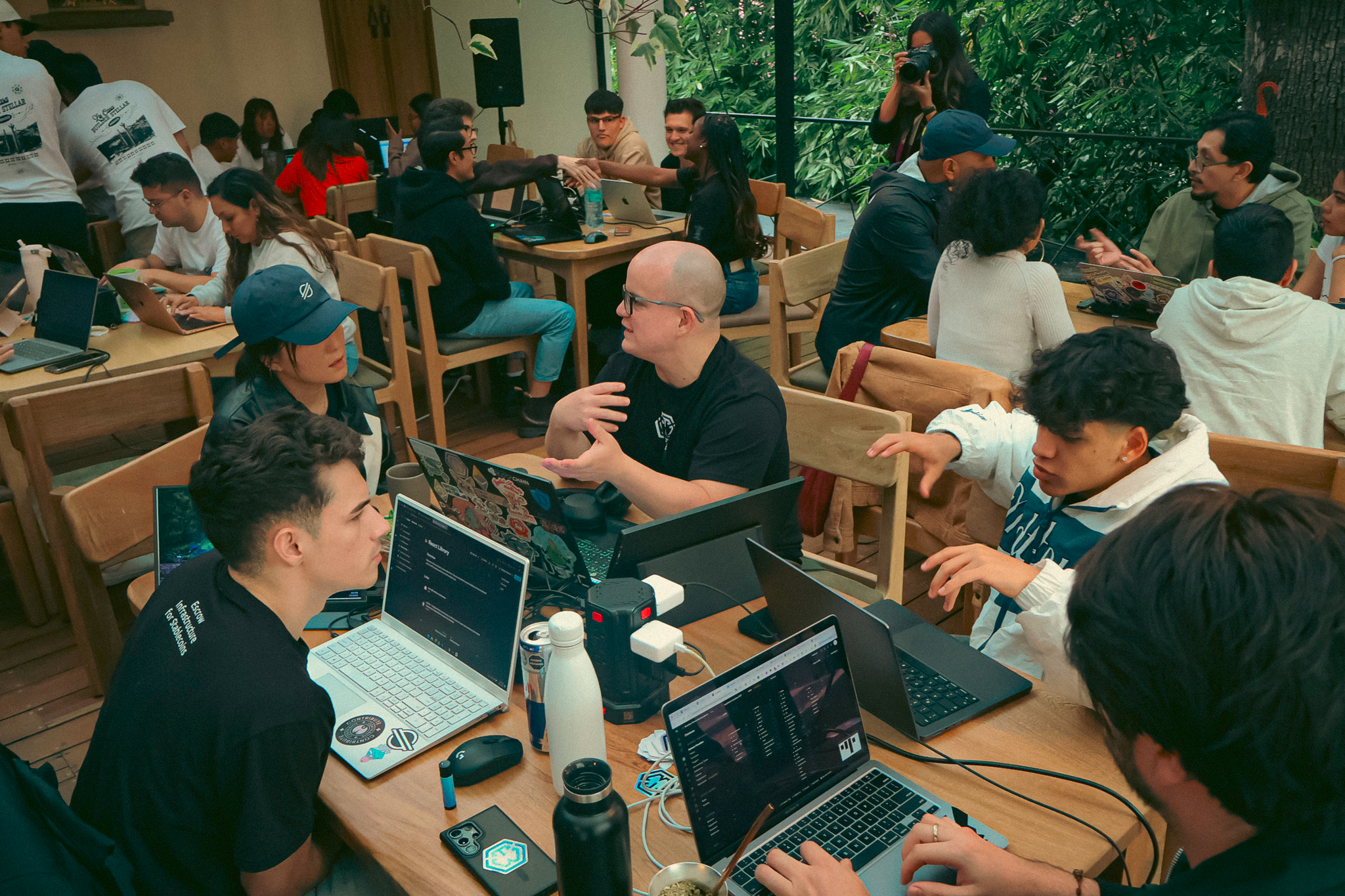 Trustless Work team with Stellar Give volunteers